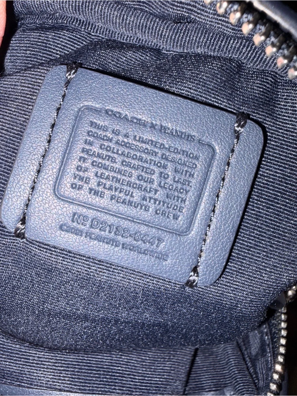 6447 Coach limited edition mini pouch